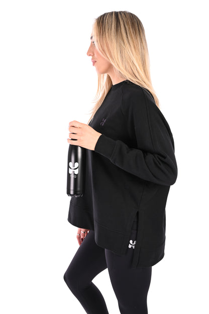 Post Class Relax Sweater - Black