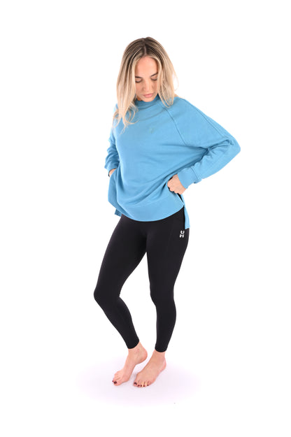 Post Class Relax Sweater - Sky Blue