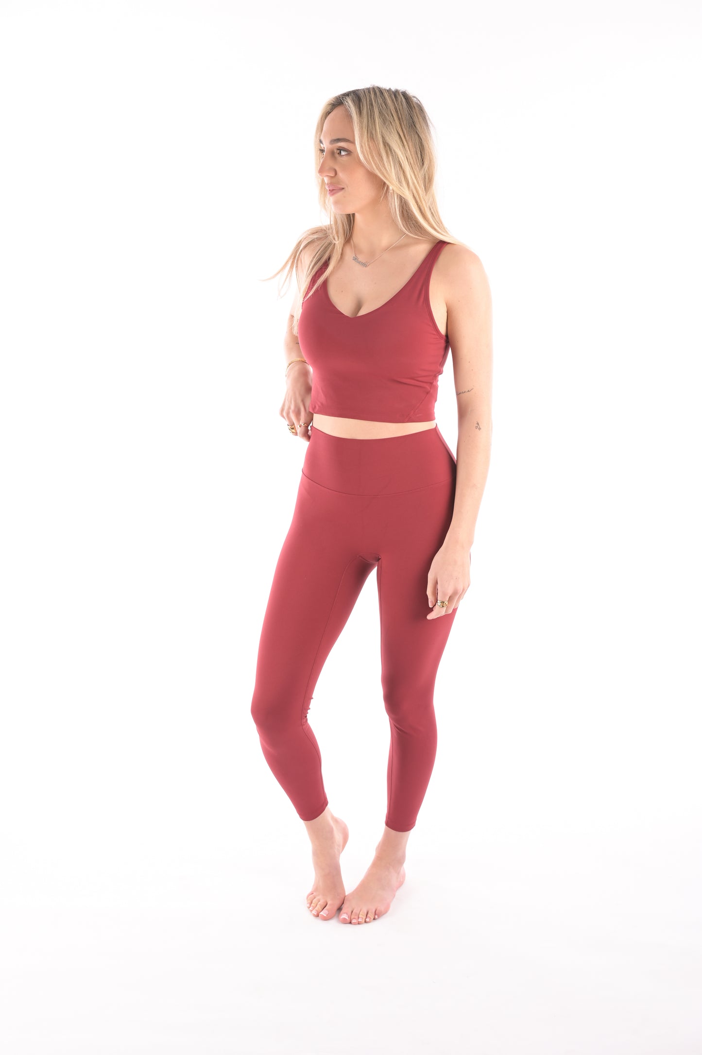 Classic Leggings - Cranberry