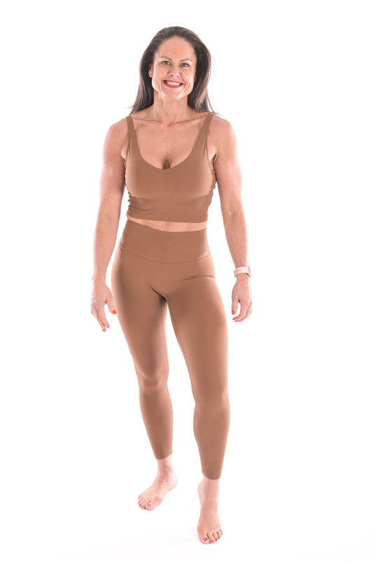 Classic Crop Top - Mocha